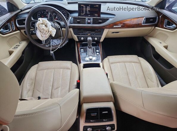 WAU22AFC3HN101989 2017 AUDI A7 Black Vista del salpicadero