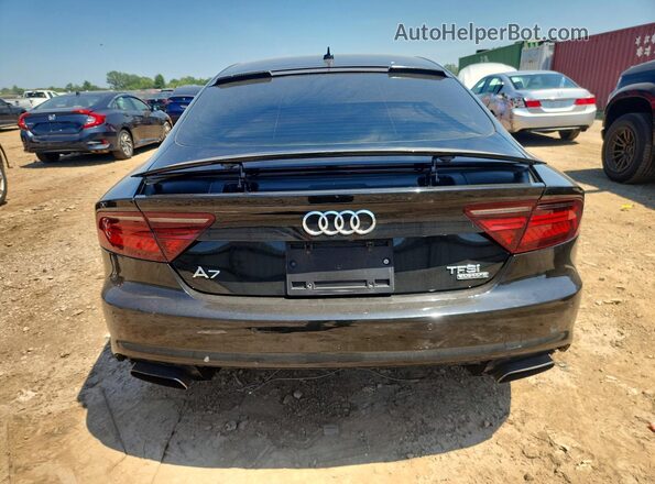 WAU23AFC0JN042046 2018 AUDI A7 Black Rear view