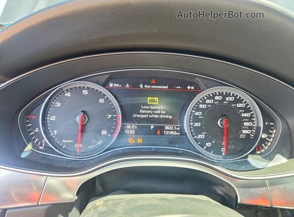 WAU23AFC0JN042046 2018 AUDI A7 Black Instrument cluster view