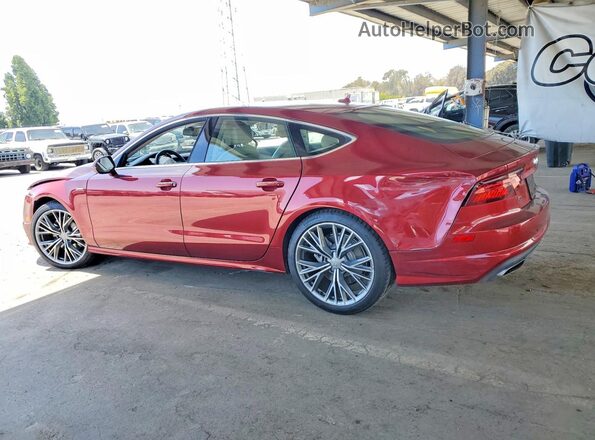 WAU23BFC6JN016542 2018 AUDI A7 Burgundy Tył lewy