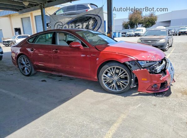 WAU23BFC6JN016542 2018 AUDI A7 Burgundy Przód prawy