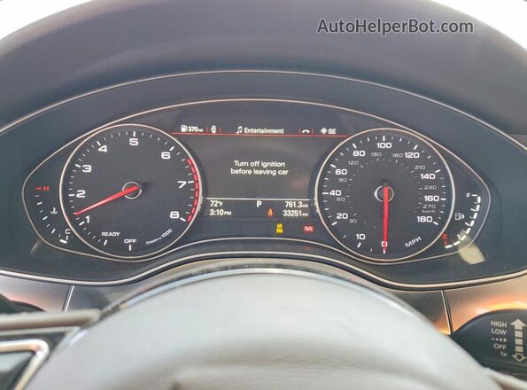 WAU23BFC6JN016542 2018 AUDI A7 Burgundy Widok zestawu wskaźników