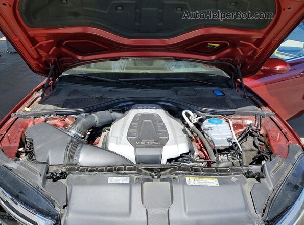 WAU23BFC6JN016542 2018 AUDI A7 Burgundy Widok wnętrza z tyłu