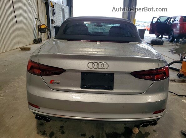 WAU24GF55JN005303 2018 AUDI S5 Silver Widok z tyłu