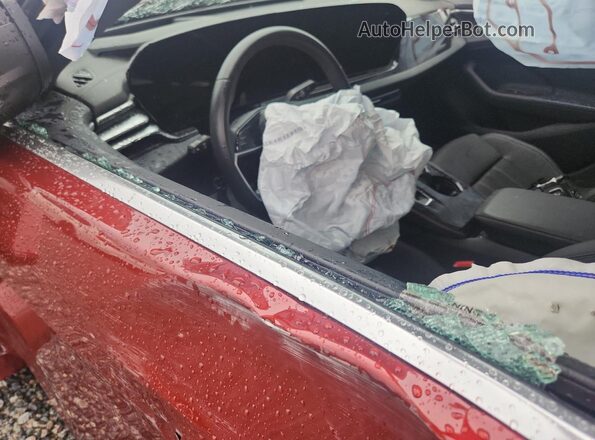 WAU2BCFU1SN058359 2025 AUDI A5 Red Առջևի վահանակի տեսք