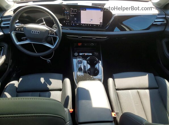 WAU2BCFU2SN034541 2025 AUDI A5 Black Առջևի վահանակի տեսք