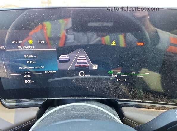 WAU2DAGH6SA024750 2025 AUDI A6 Black Instrument cluster view
