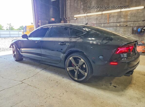 WAU2FAFCXHN117952 2017 AUDI S7 Black Tył lewy