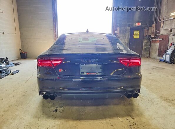 WAU2FAFCXHN117952 2017 AUDI S7 Black Widok z tyłu