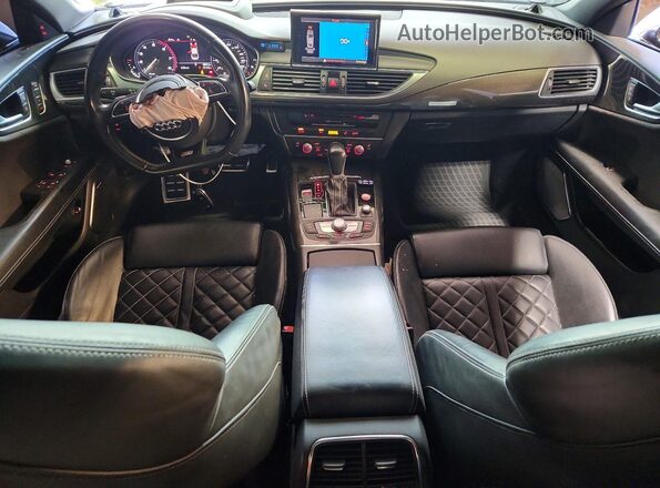 WAU2FAFCXHN117952 2017 AUDI S7 Black Widok deski rozdzielczej