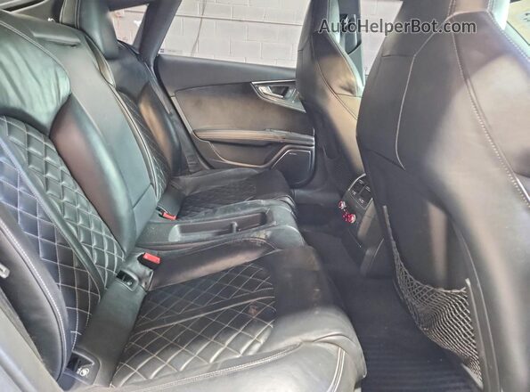 WAU2FAFCXHN117952 2017 AUDI S7 Black Widok tylnych siedzeń