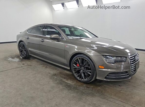WAU2GAFC5GN034330 2016 AUDI A7 Brown Передня права чверть