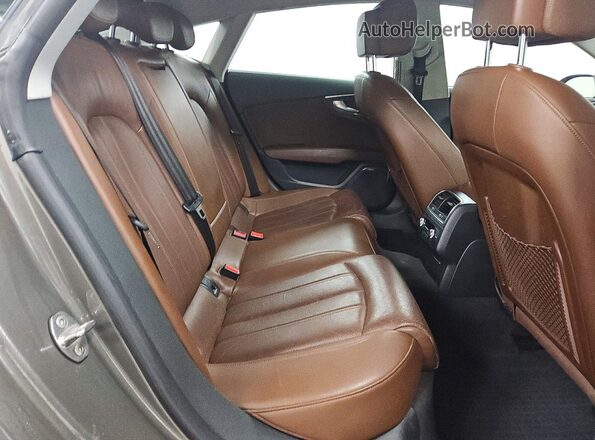 WAU2GAFC5GN034330 2016 AUDI A7 Brown Вид задніх сидінь