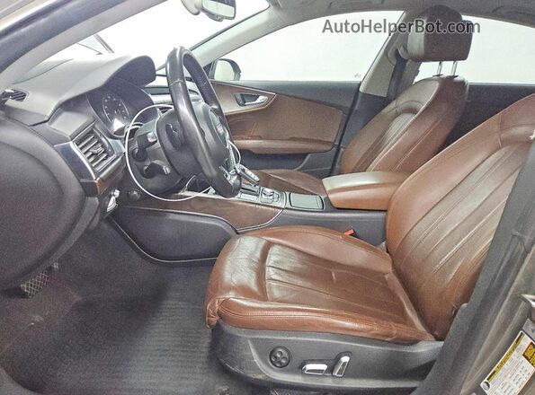 WAU2GAFC5GN034330 2016 AUDI A7 Brown Вид салону спереду