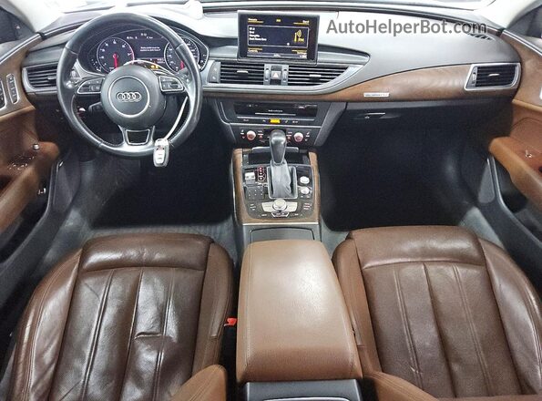 WAU2GAFC5GN034330 2016 AUDI A7 Brown Вид панелі приладів