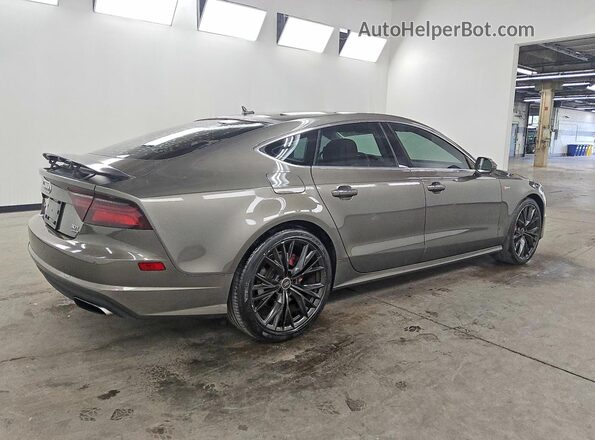 WAU2GAFC5GN034330 2016 AUDI A7 Brown Задня права чверть