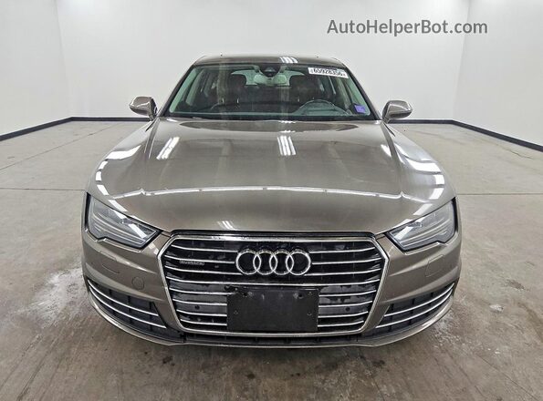 WAU2GAFC5GN034330 2016 AUDI A7 Brown Вид спереду