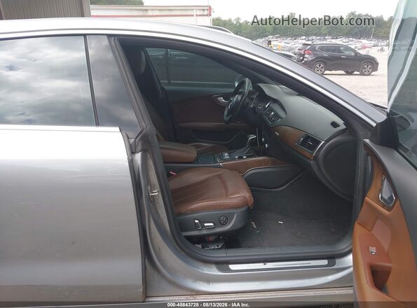 WAU2GAFC6GN001014 2016 AUDI A7 Gray Widok wnętrza z przodu