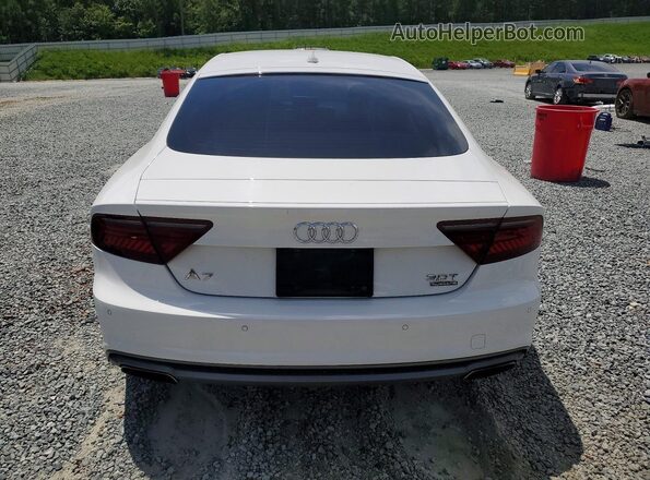 WAU2GAFC6GN003670 2016 AUDI A7 White უკანა ხედი