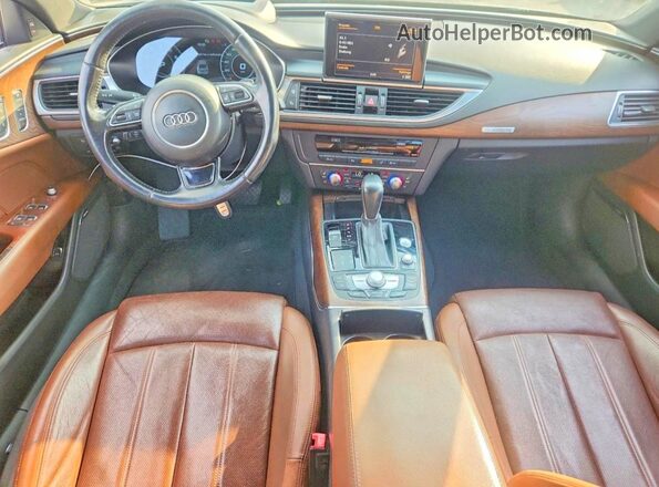 WAU2GAFCXGN000822 2016 AUDI A7 Black Dashboard view