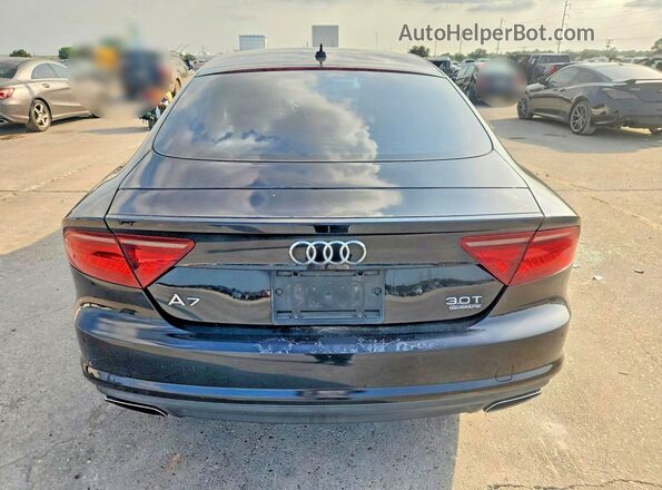 WAU2GAFCXGN000822 2016 AUDI A7 Black Rear view