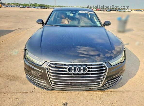 WAU2GAFCXGN000822 2016 AUDI A7 Black Front view