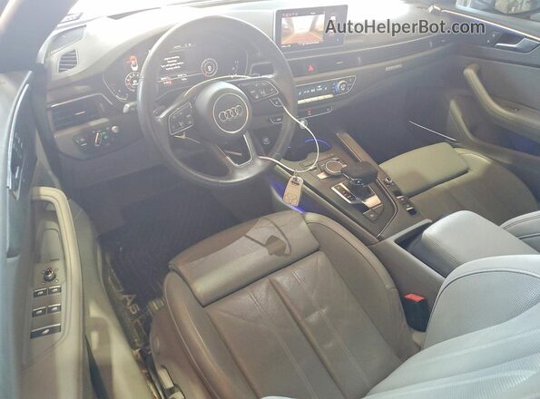 WAU2NGF53JN003448 2018 AUDI A5 Black Vista del salpicadero