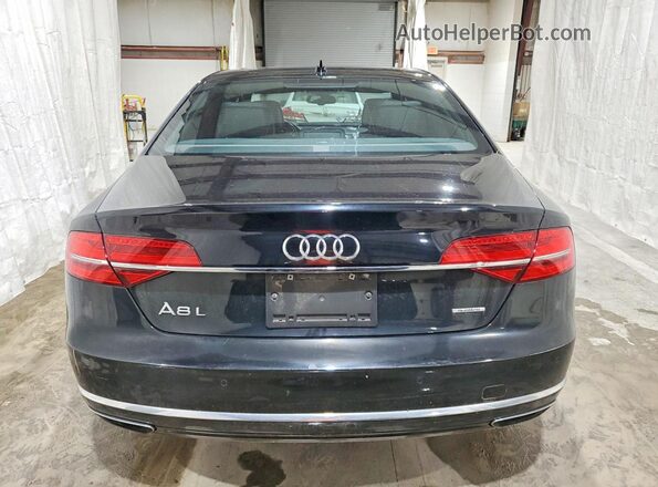 WAU34AFD5GN014438 2016 AUDI A8 Черный Вид сзади