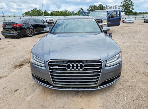 WAU34AFD6GN002394 2016 AUDI A8 Gray წინა ხედი