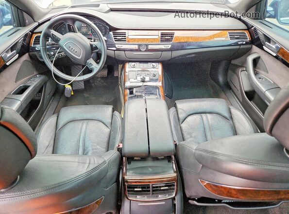WAU34AFD6GN002394 2016 AUDI A8 Gray წინა პანელის ხედი