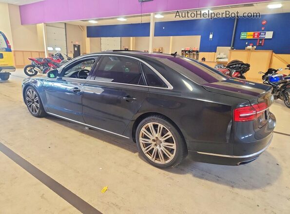 WAU34AFD7GN018183 2016 AUDI A8 Black Rear left