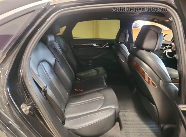 WAU34AFD7GN018183 2016 AUDI A8 Black Rear seats view