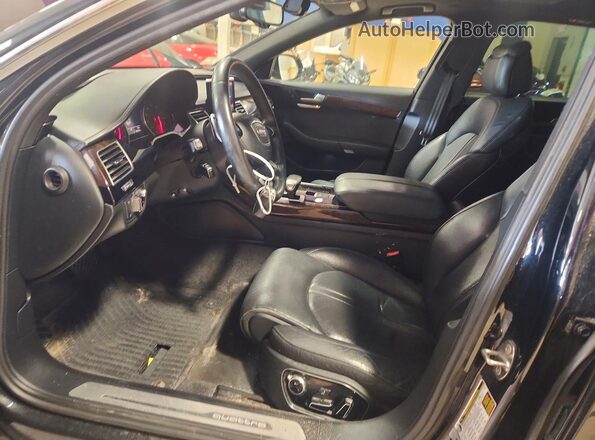 WAU34AFD7GN018183 2016 AUDI A8 Black Front interior view