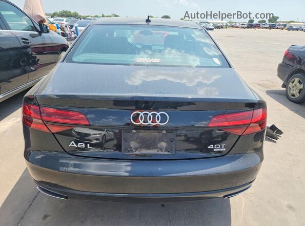 WAU43AFD1HN002215 2017 AUDI A8 Black Rear view