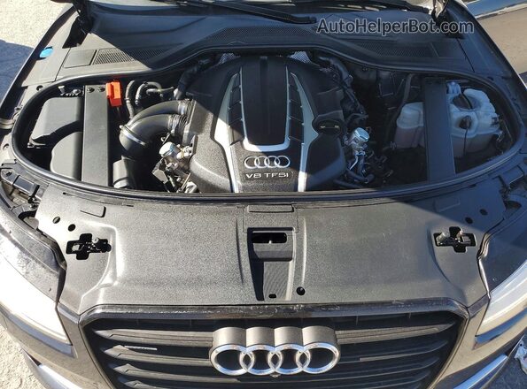 WAU43AFD2HN005091 2017 AUDI A8 Blue Widok wnętrza z tyłu