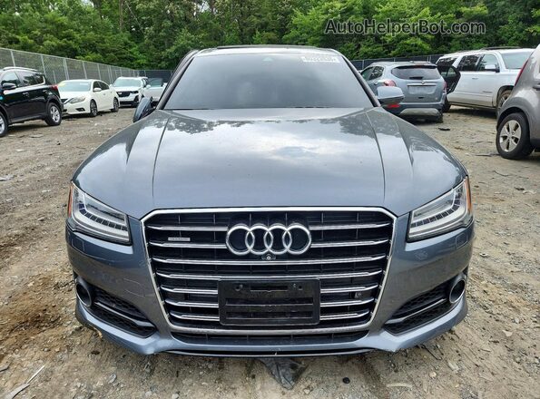 WAU43AFD3GN010802 2016 AUDI A8 Gray Vista frontal