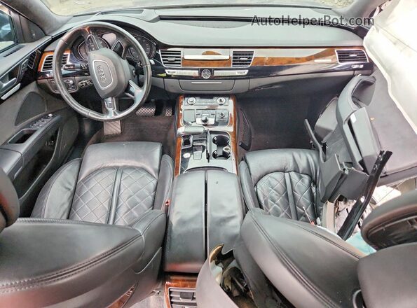 WAU43AFD3GN010802 2016 AUDI A8 Gray Vista del salpicadero