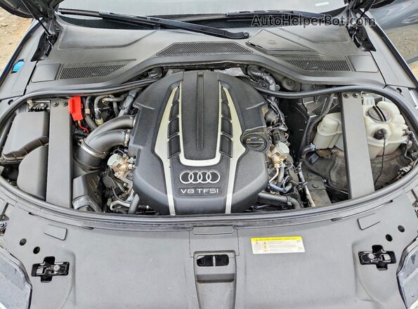 WAU43AFD3GN010802 2016 AUDI A8 Gray Vista interior trasera