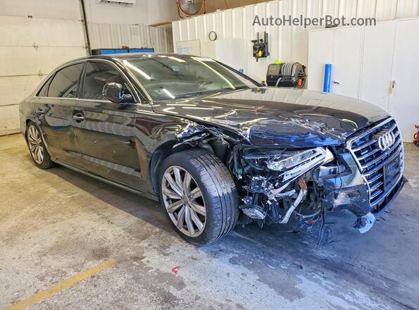 WAU43AFD4HN004282 2017 AUDI A8 Black Առջևի աջ
