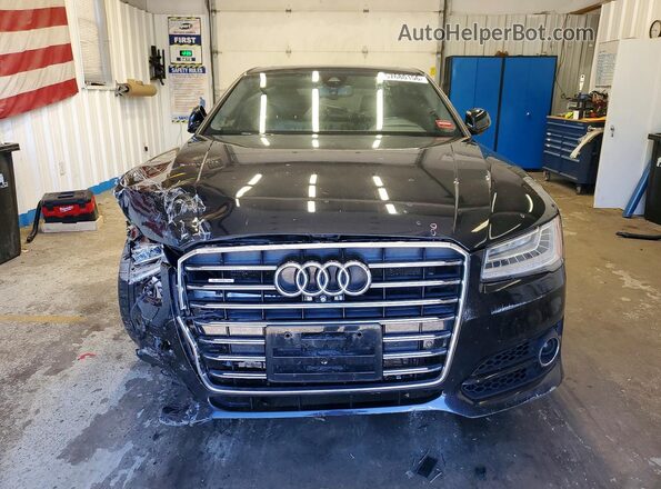 WAU43AFD4HN004282 2017 AUDI A8 Black Դիմացի տեսք