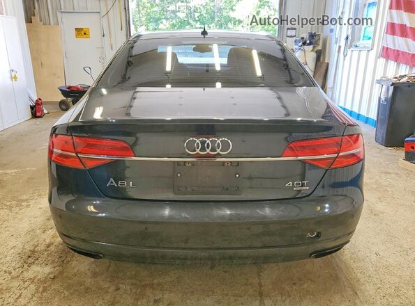 WAU43AFD4HN004282 2017 AUDI A8 Black Հետևի տեսք