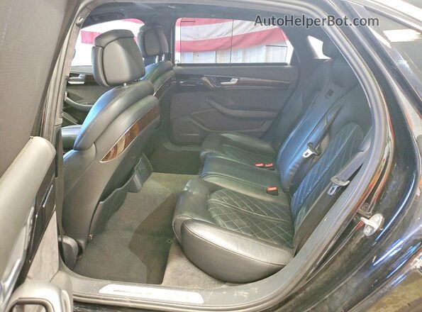WAU43AFD4HN004282 2017 AUDI A8 Black Հետևի նստատեղերի տեսք