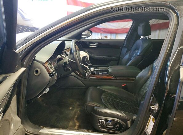 WAU43AFD4HN004282 2017 AUDI A8 Black Սալոնի դիմացի տեսք