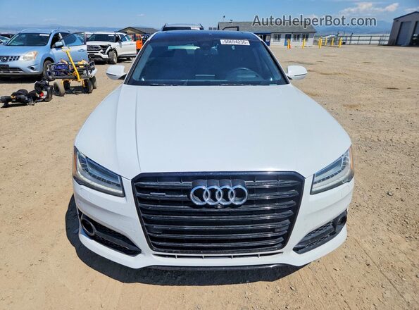 WAU43AFD7HN007323 2017 AUDI A8 White Դիմացի տեսք