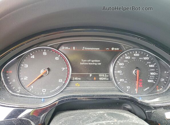 WAU43AFDXGN010926 2016 AUDI A8 Серый Вид щитка приборов