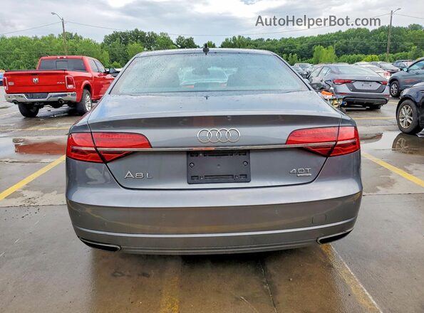 WAU43AFDXGN010926 2016 AUDI A8 Серый Вид сзади