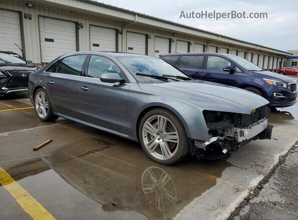 WAU43AFDXGN010926 2016 AUDI A8 Серый Передняя правая четверть