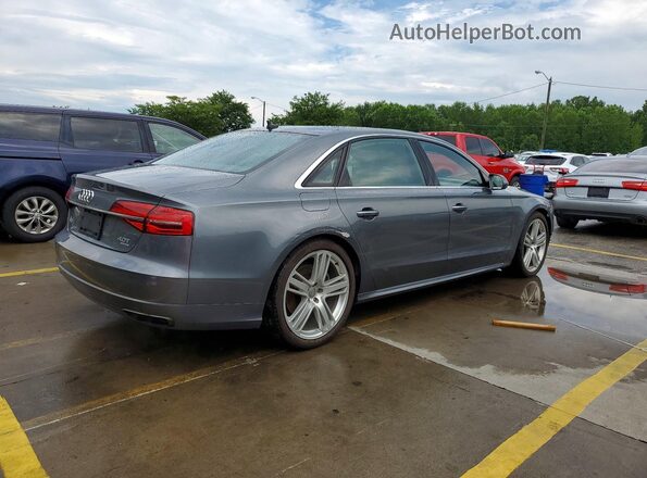 WAU43AFDXGN010926 2016 AUDI A8 Серый Задняя правая четверть