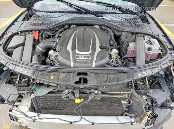 WAU43AFDXGN010926 2016 AUDI A8 Серый Вид задней части салона