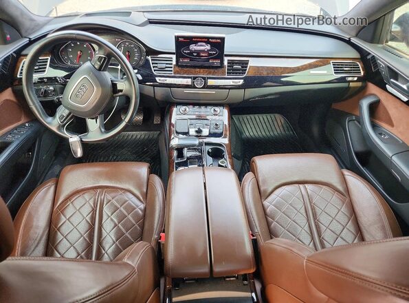 WAU43AFDXHN020602 2017 AUDI A8 Угольный Вид панели приборов